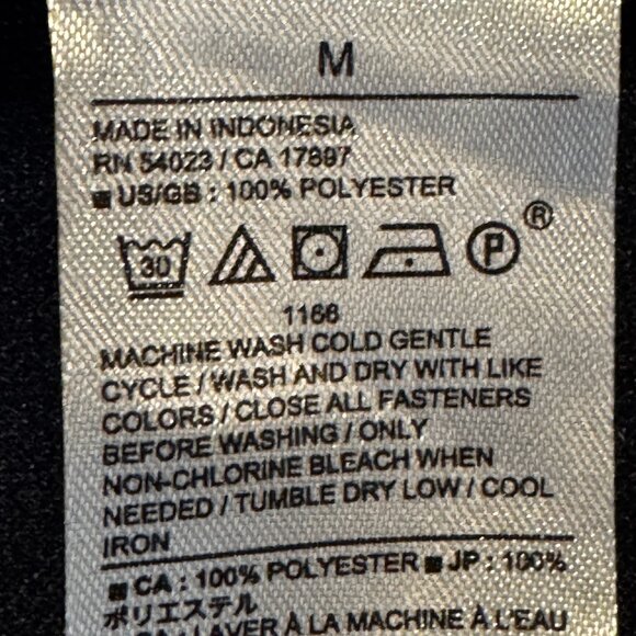 Banana Republic Melton Volume Preppy Jacket in Navy Blue Size Medium - Picture 8 of 11